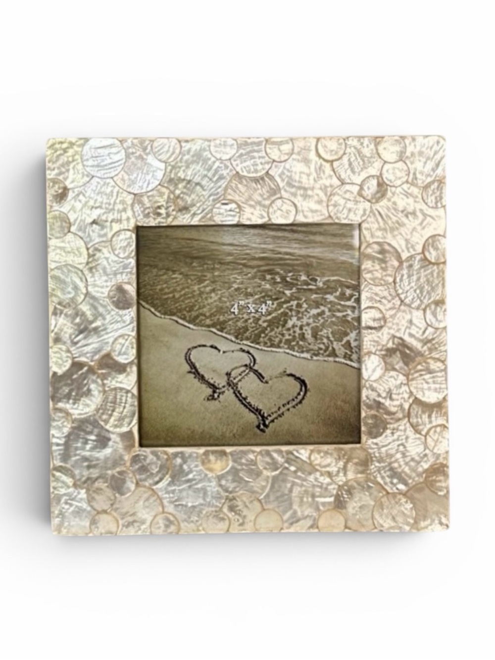 NEW Mosaic Capiz Seashell Picture Frame